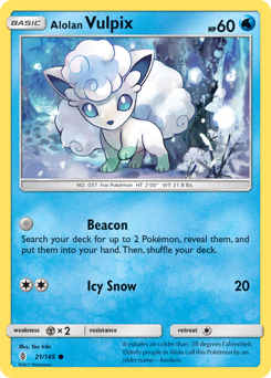 Alolan Vulpix — SM - Guardians Rising