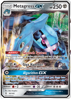 Metagross GX — SM - Guardians Rising