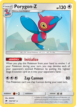 Porygon-Z — SM - Burning Shadows