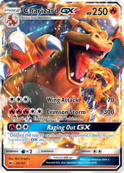 Charizard GX card art