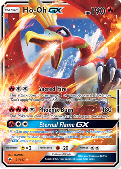 Ho-Oh GX — SM - Burning Shadows