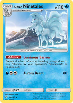 Alolan Ninetales — SM - Burning Shadows