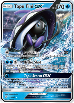 Tapu Fini GX — SM - Burning Shadows