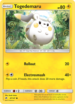 Togedemaru — SM - Burning Shadows