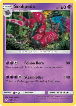 Scolipede — SM - Burning Shadows