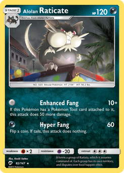 Alolan Raticate — SM - Burning Shadows