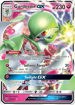 Gardevoir GX — SM - Burning Shadows