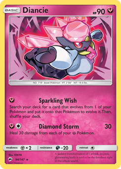 Diancie — SM - Burning Shadows