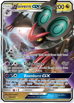 Noivern GX — SM - Burning Shadows