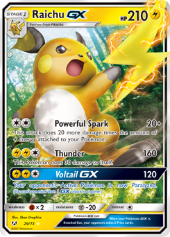 Raichu GX — Shining Legends