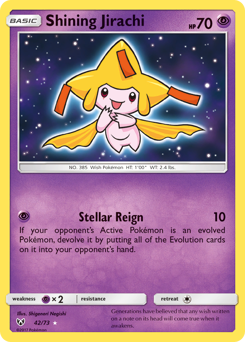 Shining Jirachi card art
