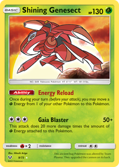 Shining Genesect card art
