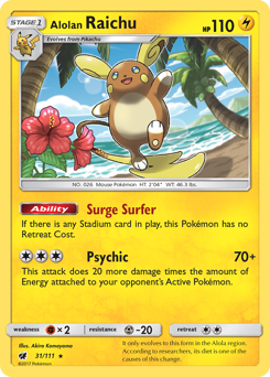 Alolan Raichu — SM - Crimson Invasion