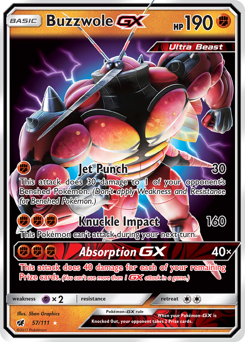 Buzzwole GX — SM - Crimson Invasion