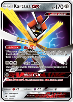 Kartana GX — SM - Crimson Invasion
