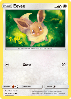 Eevee (104) card art