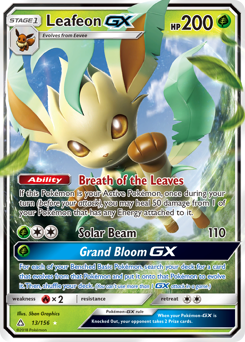 Leafeon GX card art