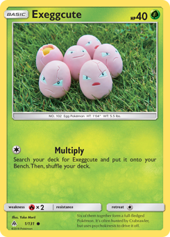 Exeggcute — SM - Forbidden Light
