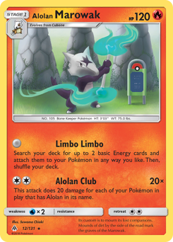 Alolan Marowak — SM - Forbidden Light
