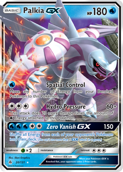 Palkia GX card art