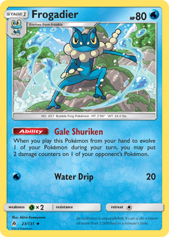 Frogadier — SM - Forbidden Light