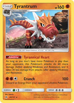 Tyrantrum — SM - Forbidden Light