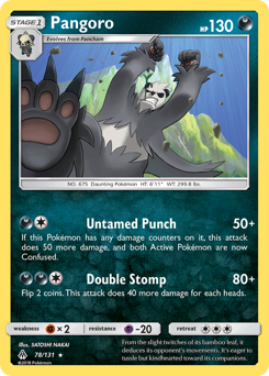 Pangoro — SM - Forbidden Light