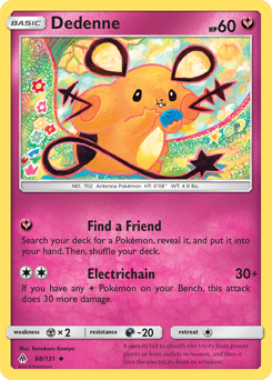 Dedenne — SM - Forbidden Light