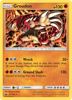 Groudon — SM - Celestial Storm