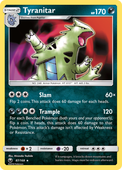Tyranitar card art