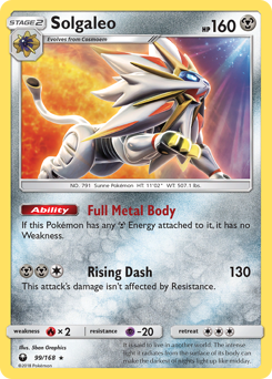 Solgaleo — SM - Celestial Storm