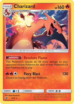 Charizard card art