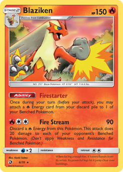 Blaziken card art