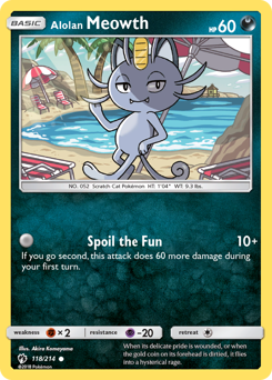 Alolan Meowth — SM - Lost Thunder