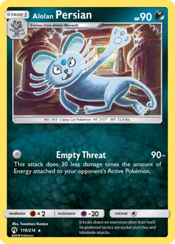 Alolan Persian card art