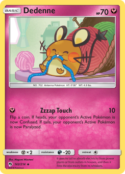 Dedenne (142) card art