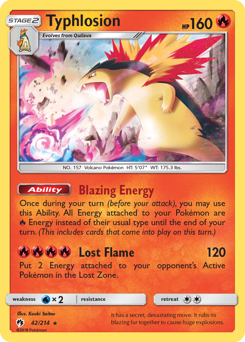 Typhlosion card art