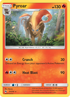 Pyroar — SM - Lost Thunder