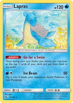 Lapras card art
