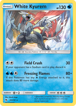 White Kyurem — SM - Lost Thunder