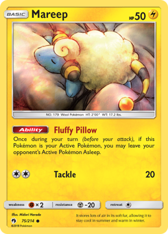 Mareep (75) card art