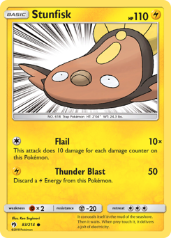 Stunfisk — SM - Lost Thunder