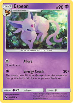Espeon card art