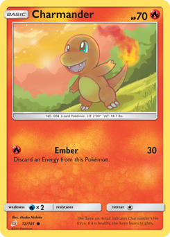 Charmander (12) card art