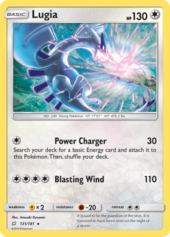 Lugia card art