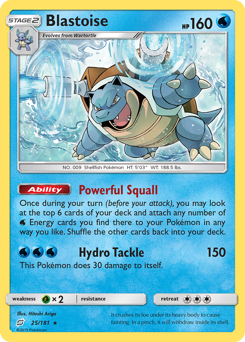 Blastoise card art