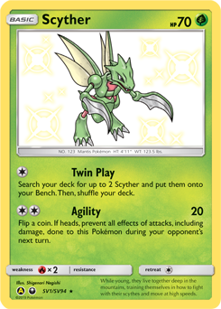 Scyther card art