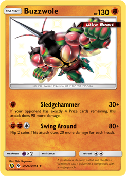 Buzzwole — Hidden Fates: Shiny Vault