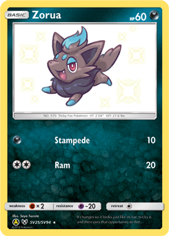 Zorua — Hidden Fates: Shiny Vault