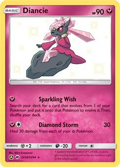 Diancie — Hidden Fates: Shiny Vault